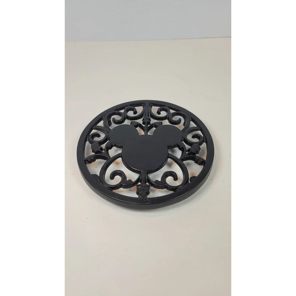 Disney Parks Mickey Mouse Cast Iron Pot Trivet